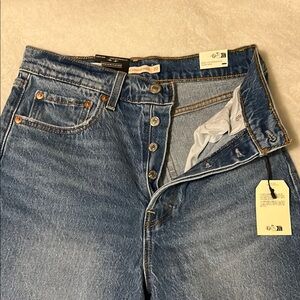 Levi's ribcage straight ankle jeans